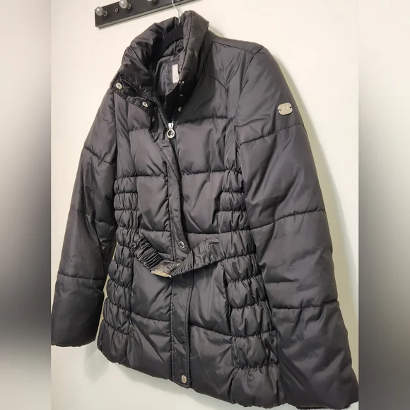 Y2K Laundry by Design Women's Black Outerwear Puffer Jacket Size M.   #G10 - Picture 9 of 11